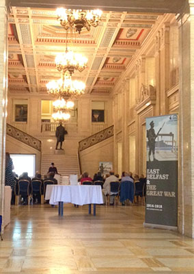 Launch of East Belfast and the Great War at Stormont Buildings