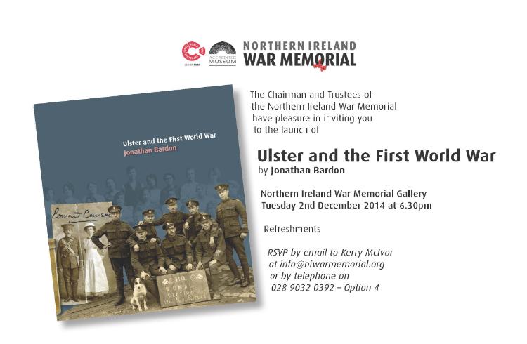 2014/12/02 # Ulster and the First World War