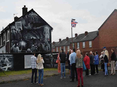 2015-06-25 # AHRC & CC Arts for All WW1 Mural Launch, Tiger's Bay