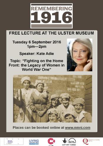 2016-09-06 Fighting on the Home Front: the Legacy of Women in World War One