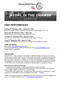 2016-09-27 # Medal In the Drawer Ticket Information
