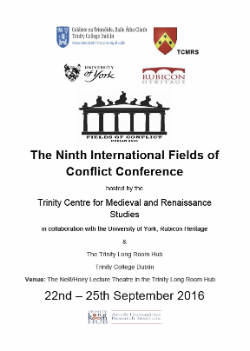 2016-09-24 # The ninth International Fields of Conflict Conference