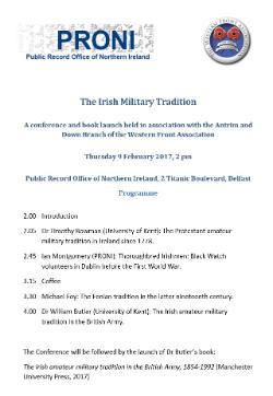 09/02/2017 # The Irish Military Tradition