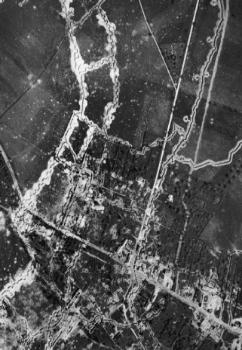 Thiepval aerial photograph