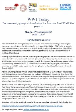 04/09/2017 # WW1 Today