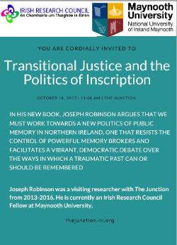 2017-10-18 # Transitional Justice and the
Politics of Inscription